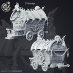 Vampire Hunter Style Carriage for miniature RPGs and Tabletop wargames