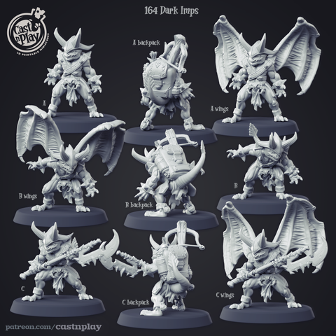 Dark Imps Miniatures for Table Top RPG and Mini Wargaming