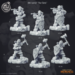 Lasryl the Traveling Cleric 28mm Resin Printed Figure perfect for Tabletop RPG games