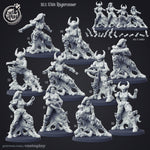 Human Demon Huntress Miniature Perfect for D&D Campaigns, Mini Wargaming, Tabletop RPGs