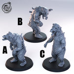 Undead Bear Monster 28mm Scale Miniature Perfect for D&D Campaigns, 9th Age, Mini, Sigmar, AoS, Wargaming, Tabletop RPGs
