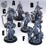 Female Necromancer 28mm Scale Miniature Perfect for 9th Age Mini Wargaming, and Tabletop RPGs